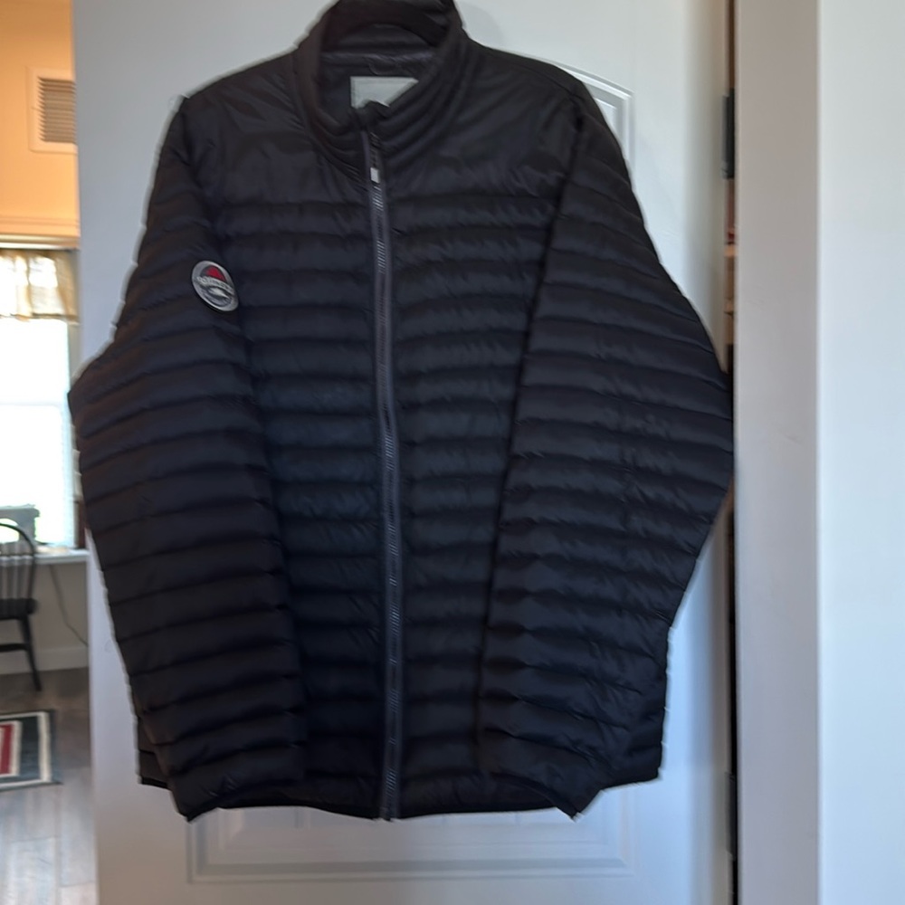 Black micro puffer